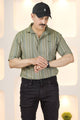 Turbo Spring Edit Textured Casual Shirt