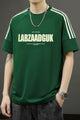 Mens Comfortable Round Neck T-shirt In Green