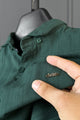 Turbo Billy Textured Knit Long Sleeve Cotton Casual Shirt