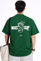Turbo "Sport Active" Graphic Tee In Green