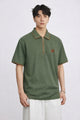 Turbo Quality Club Zipper Men's Polo Shirt Green