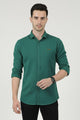 Turbo Billy Textured Knit Long Sleeve Cotton Casual Shirt