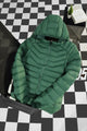 Men's Removable Arm Imported Puffer Jacket In Green