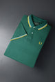 Frd Prry Twin Tipped Men's Polo Shirt In Green