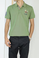 Turbo Polo Club Horse Pony Badge Men's Polo Shirt