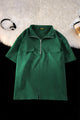 Turbo Long Zip Style Men's Polo T-Shirt