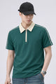 Turbo Short Sleeve Zip-Up Men's Polo Shirt