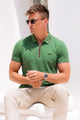 Turbo Studiofit Detailed Zip Collar Men's Polo Shirt