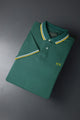 Armni Excnge Bold Heritage Men's Polo Shirt In Green