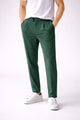 Turbo Double Buckle Closure Design Men's Imported Trouser In Green