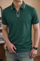Turbo Johnny Collared Style Men's Polo T-Shirt In Green