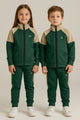 Turbo Raglan Sleeves Panel Full-Zip Unisex Younger Kids Tracksuit