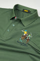 Turbo Polo Club Horse Pony Badge Men's Polo Shirt