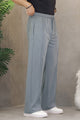 Turbo Front Triple Line Men's Imported Trouser In Grey