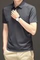 Turbo Midnight Self Lining Men's Polo Shirt In Grey