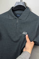GP Zip Style Collared Men's Polo Shirt