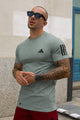 Adds Own The Run Imp Dry-Fit Tee in Grey