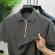 Men's Classic Edge Polo T-Shirt In Grey