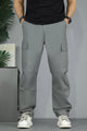 Men's Relax-Fit Knitted Cargo Trouser In Grey