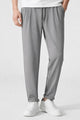 Turbo ProForm Waffle Texture Slim Fit Trouser In Siver Grey