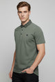 Turbo Diamond Motif Collar Stitchless Men's Polo Shirt