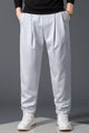 Turbo Comfort Front Plate Regular Straight-Fit Trouser In Slate Grey