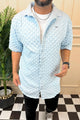 Turbo Puff Structured Pattern Casual Shirt