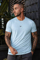 Rebok Wor Superium Detail Imp Dry-Fit Tee In Ice Blue