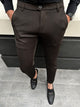 Super Elastic Slim Cotton Pant in Coffee