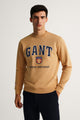Gant Graphic TurtleNeck Imported Men's Sweatshirt In Khaki