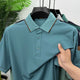 Men's Precision Stitch Polo T-Shirt In Light Blue