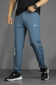 Nke Form Standard Elastic Dry-Fit Trouser In Light Blue