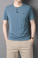 TRB Henley Neck Button Placket  Men's Tee