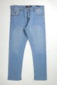 Turbo Big Size Men Denim Skinny Slim-Fit Jeans In Light Blue