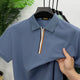 Men's Classic Edge Polo T-Shirt In Light Blue