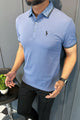 Turbo Polo Sport Super Men's Polo Shirt In Light Blue