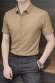 Men's Cuban Texture Silk Casual Shirt