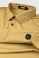 Turbo Royal Luxury Stitchless Men's Polo Shirt In Light Camel