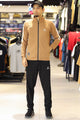 Jrdn Jumpman Signature Slogan Zipper Tracksuit In Black&Camel