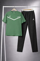 Jrdn Flight Arched Wordmark Men's Tracksuit In Light Green