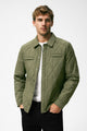Resistant Diamond Quilted Collar Style Imported Puffer Jacket