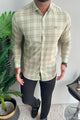 Turbo FearLess Checked Long Sleeve Cotton Casual Shirt