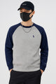 Rph Lren Raglan Pullover Round Neck Imported Men's Sweatshirt