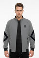 Front Logo Style Imported Men's Woollen Jacket In Light Sage
