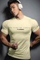 Turbo Motivational Quote ClimaCool Dry-Fit Tee In Light Yellow