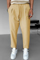 Turbo Straight Leg Lace-Up SlimFit Trouser In Light Lemon