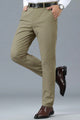 Turbo Urban Era Executive Slim Fit Cotton Pant In Light Moss Green