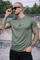 Jrdn Air Fit Edge Imp Dry-Fit Tee In Grey