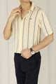 Turbo Patterned Lining Style Casual Shirt
