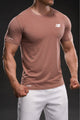 New Blnce Athletic Core Run Imp Dry-Fit Tee In Light Maroon